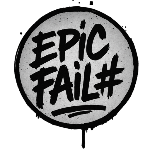 Epic Fail Hashtag Logo